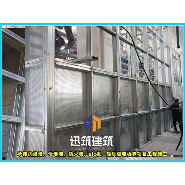 临沂防火抗爆墙 耐火4h 抗爆压力值3mpa